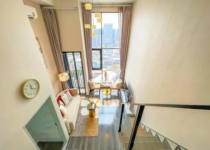 Duplex Near Bts L Rooftop Pool L Skyline L Sontana 別荘 バンコク都