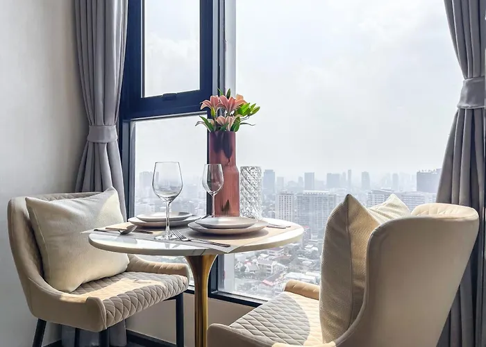 Duplex Near Bts L Rooftop Pool L Skyline L Sontana 別荘 *