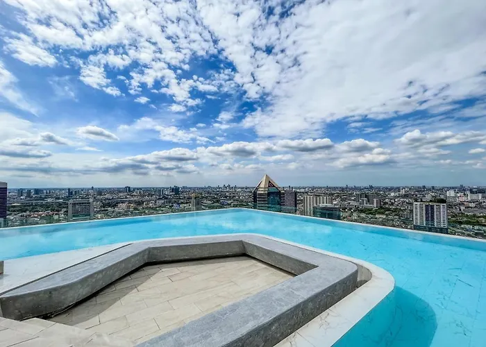 Duplex Near Bts L Rooftop Pool L Skyline L Sontana 別荘 バンコク都