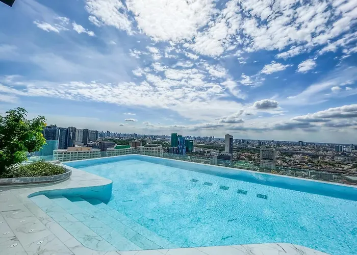 別荘 Duplex Near Bts L Rooftop Pool L Skyline L Sontana