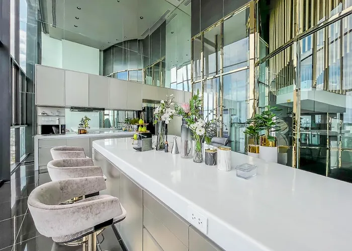 別荘 Duplex Near Bts L Rooftop Pool L Skyline L Sontana *